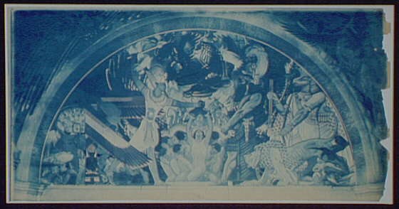 Photo:Boston MA USA John Singer Sargent Children of Israel mural c1901