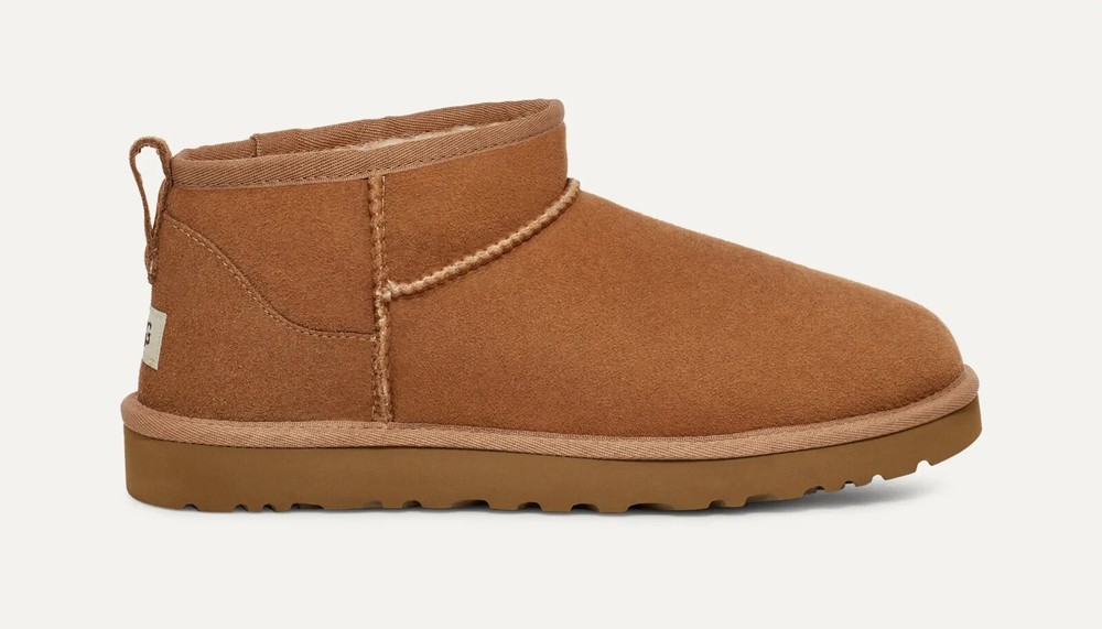 UGG CLASSIC ULTRA MINI CHESTNUT Men's Suede Slip On Boots  1137391 Size: 9