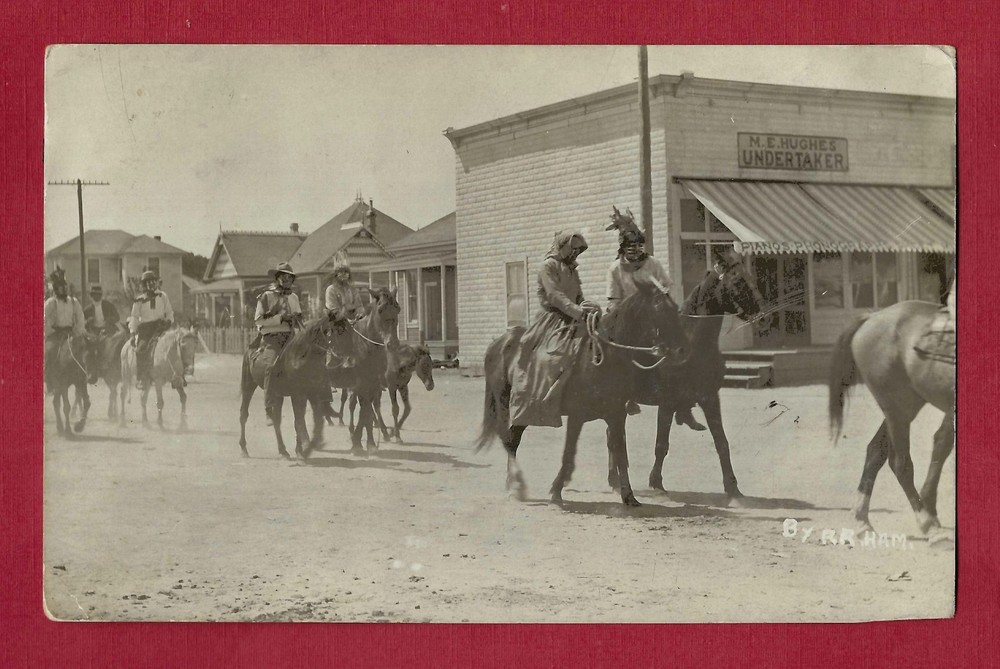 Fallon, NV, rppc ca 1910 by local photographer RR Ham, M E Hughes UNDERTAKER