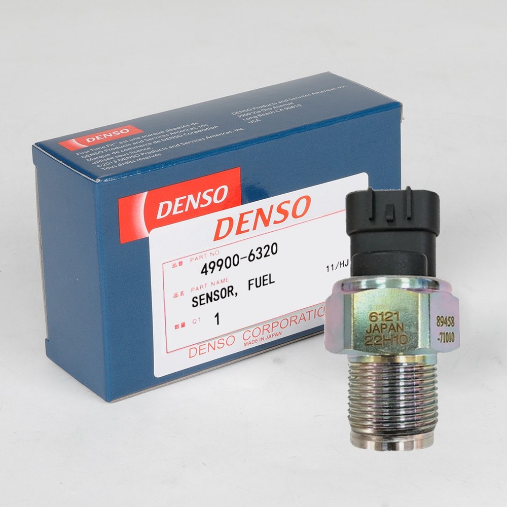 New Denso 499000-6320 Fuel Rail Pressure Sensor For Isuzu MAN Cummins Ford VW
