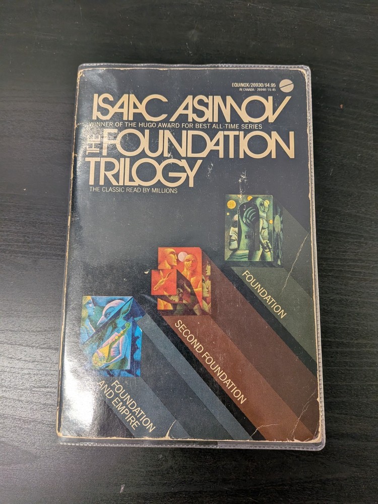 Foundation Trilogy by Isaac Asimov (Equinox/Avon Books Edition) TRADE PPB