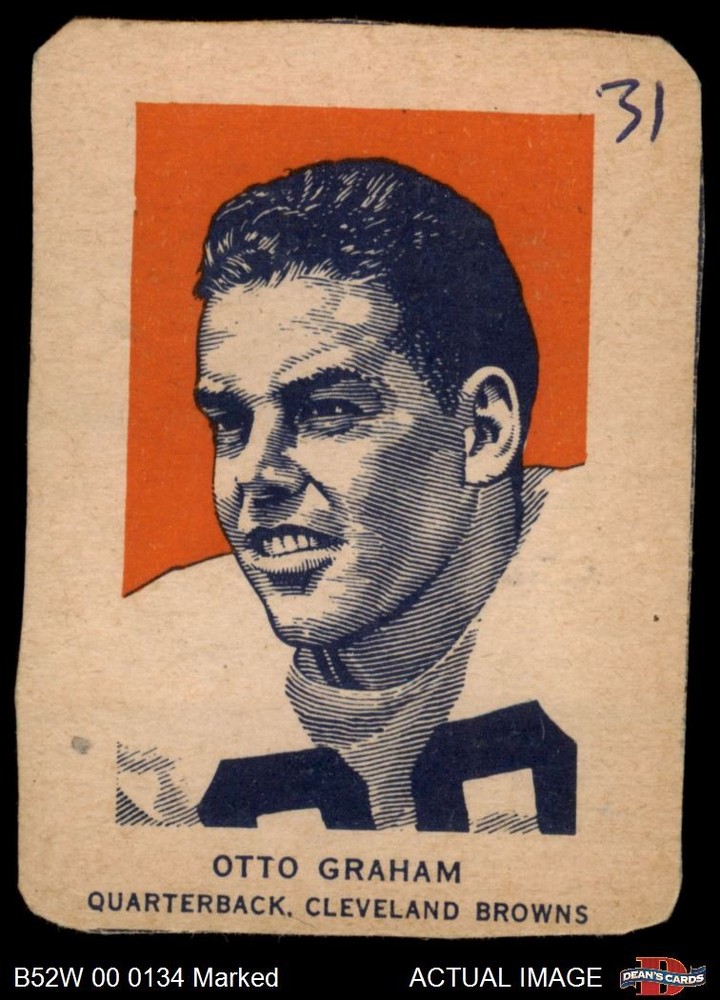 1952 Wheaties Otto Graham POR 1.5 - FAIR