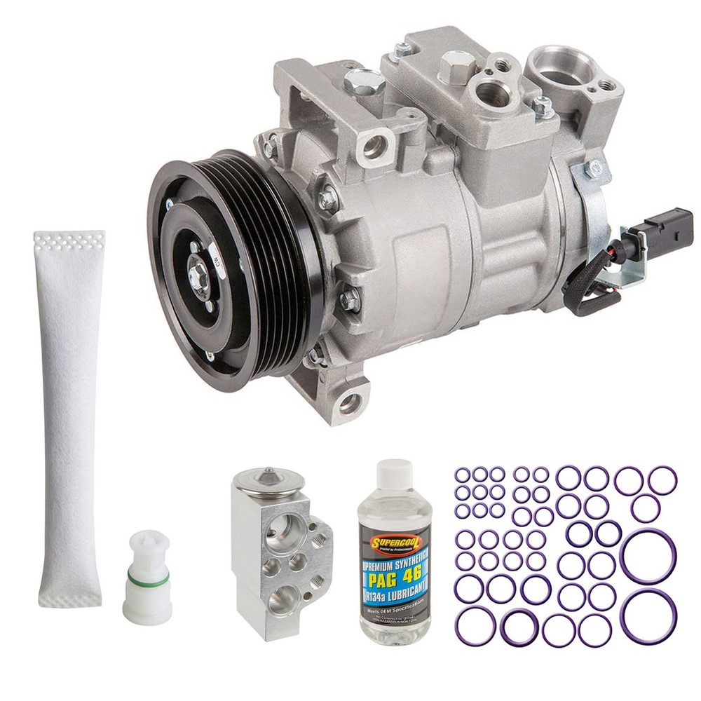 For Audi A6 allroad 2012-2015 AC Compressor w/ A/C Repair Kit DAC