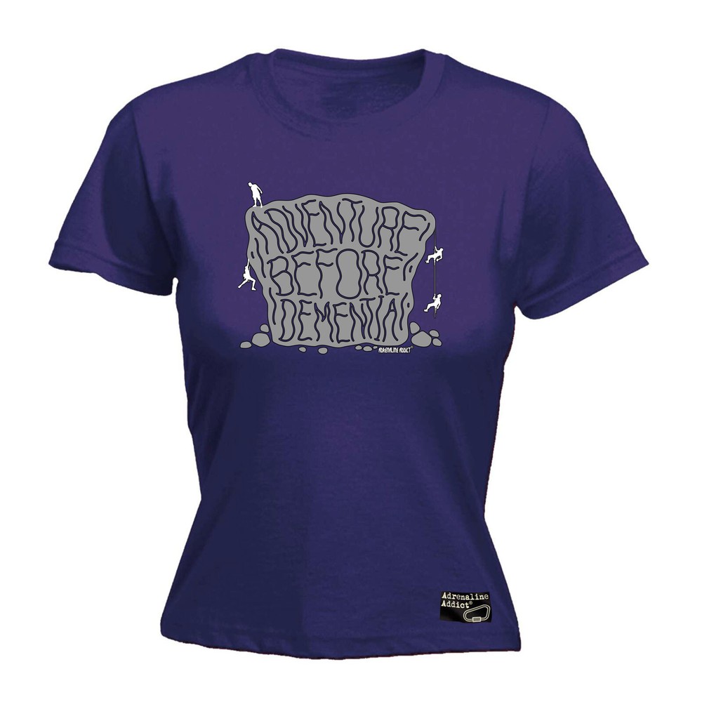 Rock Climbing Aa Adventure Before Dementia Climbe - Womens T Shirt Funny T-Shirt