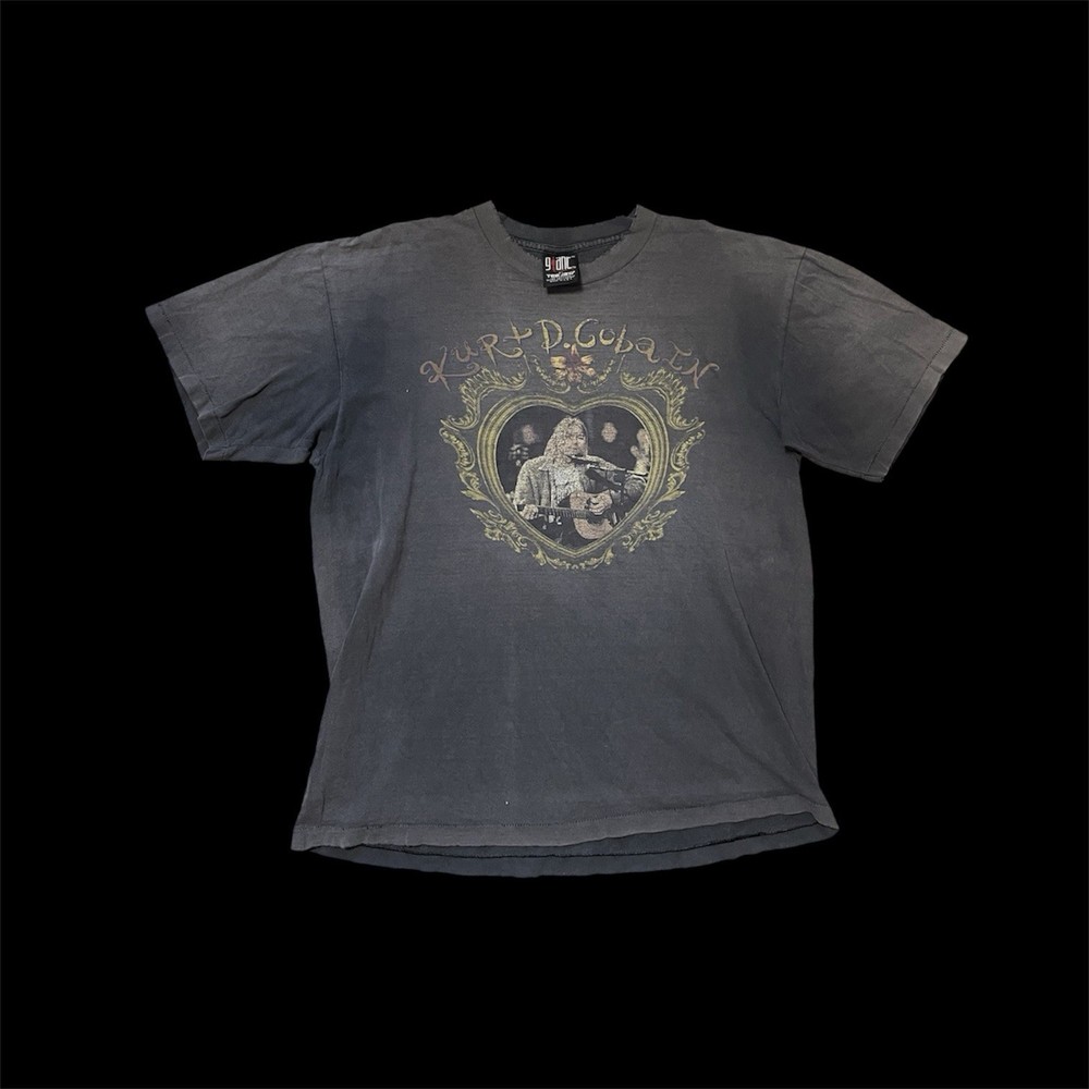 VINTAGE 1994 Single stitch Kurt Cobain memorial t-shirt Giant blank