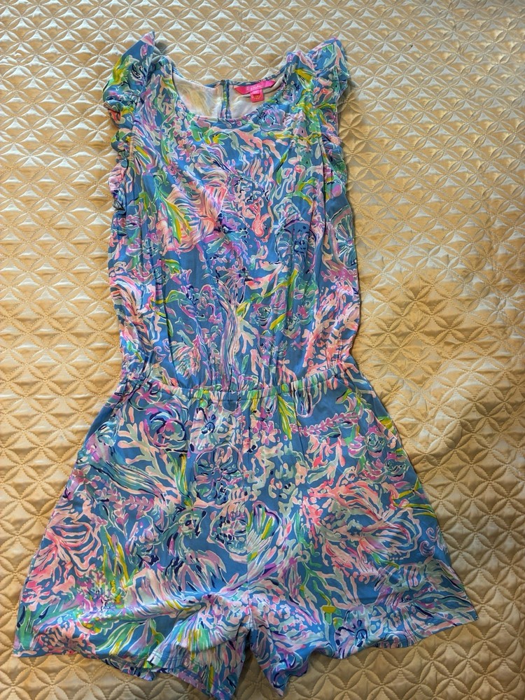 Lilly Pulitzer Patsi Multicolored Romper Women’s Size M