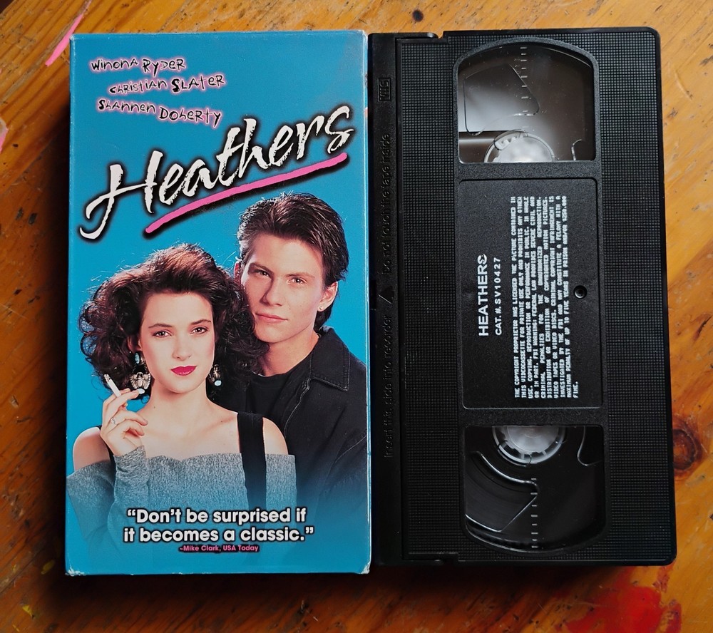 Heathers 2001 VHS Winona Ryder Christian Slater