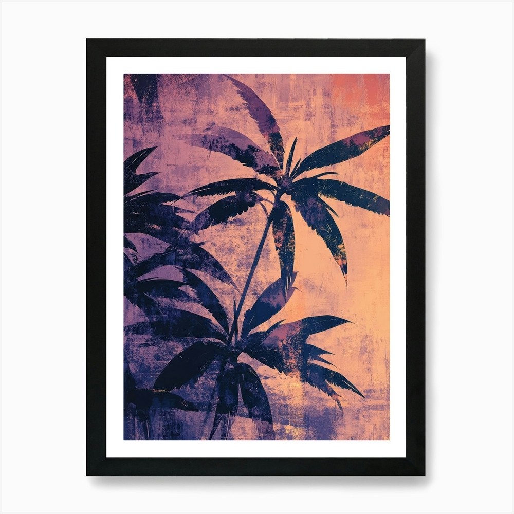 Palm Trees 85 Art Print Framed Wall Art Poster Canvas Print Picture