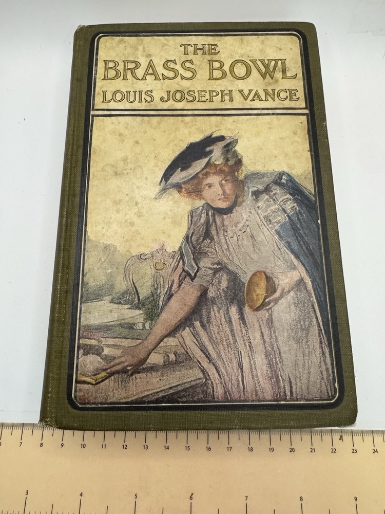 Vintage Book by Louis Joseph VANCE  -The BRASS BOWL First Edition 1907