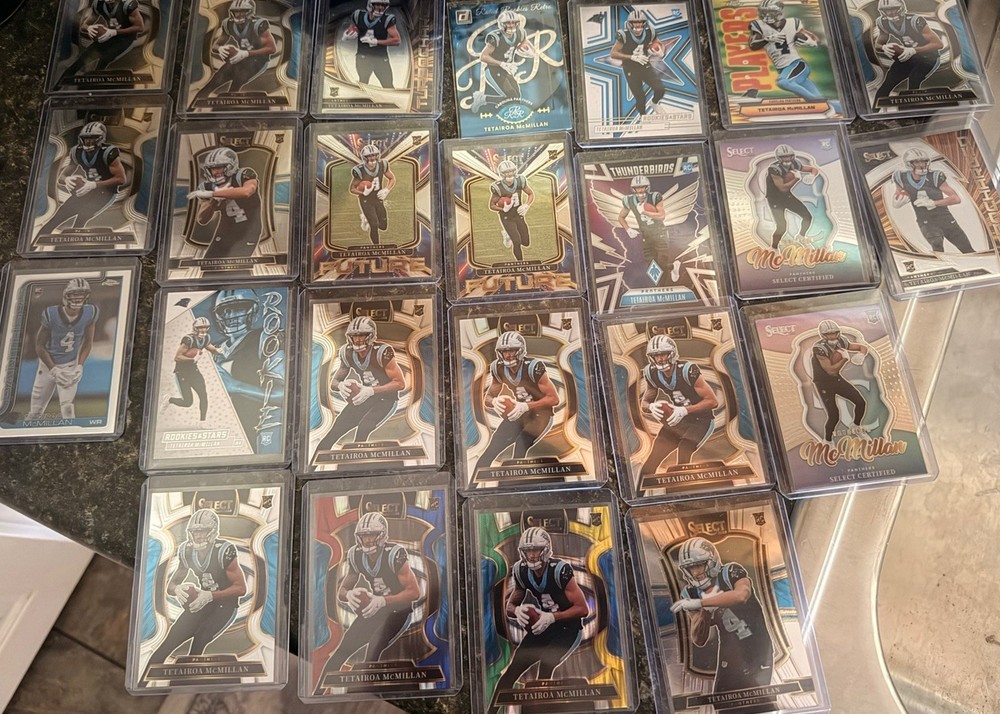 2025 Panini Topps Tetairoa McMillan Rookie RC Lot Of 24 Mosaic Chrome Donruss