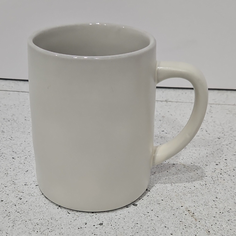 Hearth & Hand with Magnolia 16 oz White Stoneware Coffee Mug, Microwave Safe