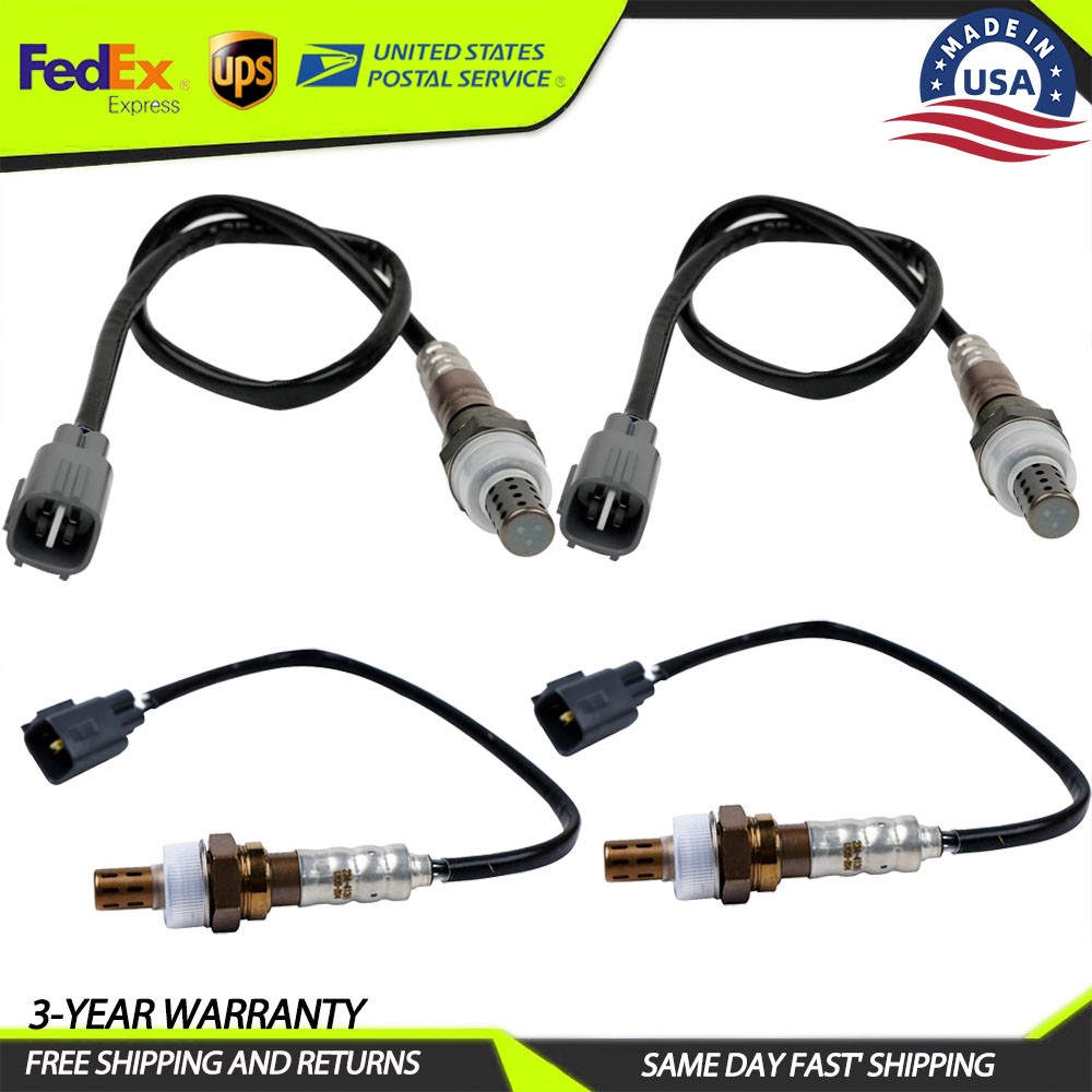 4PCS Upstream Downstream Oxygen O2 Sensor For Toyota Sienna Camry Lexus 4Runner