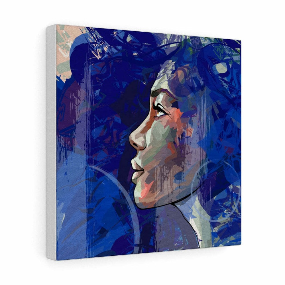 Beautiful Model Portrait On Canvas Wall Art