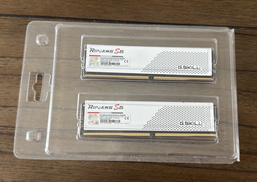 G.SKILL Ripjaws S5 64GB (2x32GB) DDR5-6000 PC5-48000 DIMM XMP 3.0