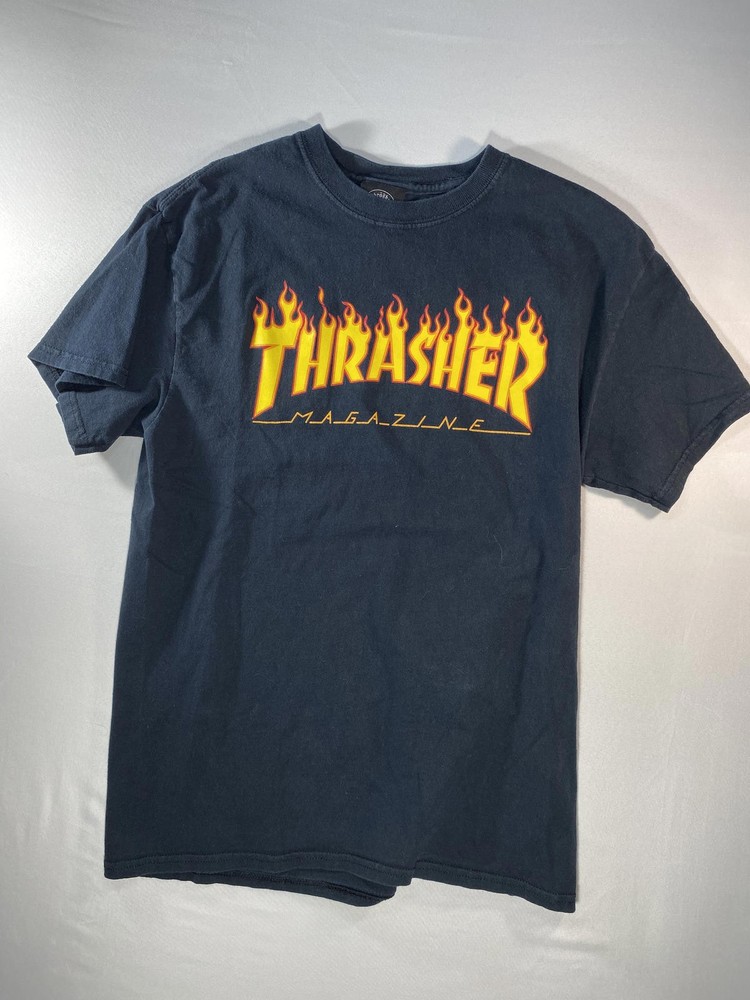 Thrasher Flame Logo T-Shirt - Men's Medium