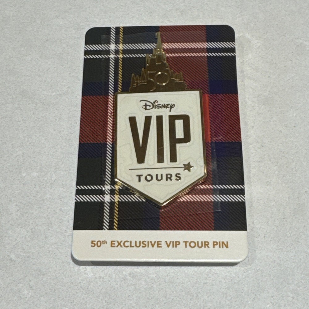 Disney VIP Tour 50th Anniversary WDW Castle Collectible Pin