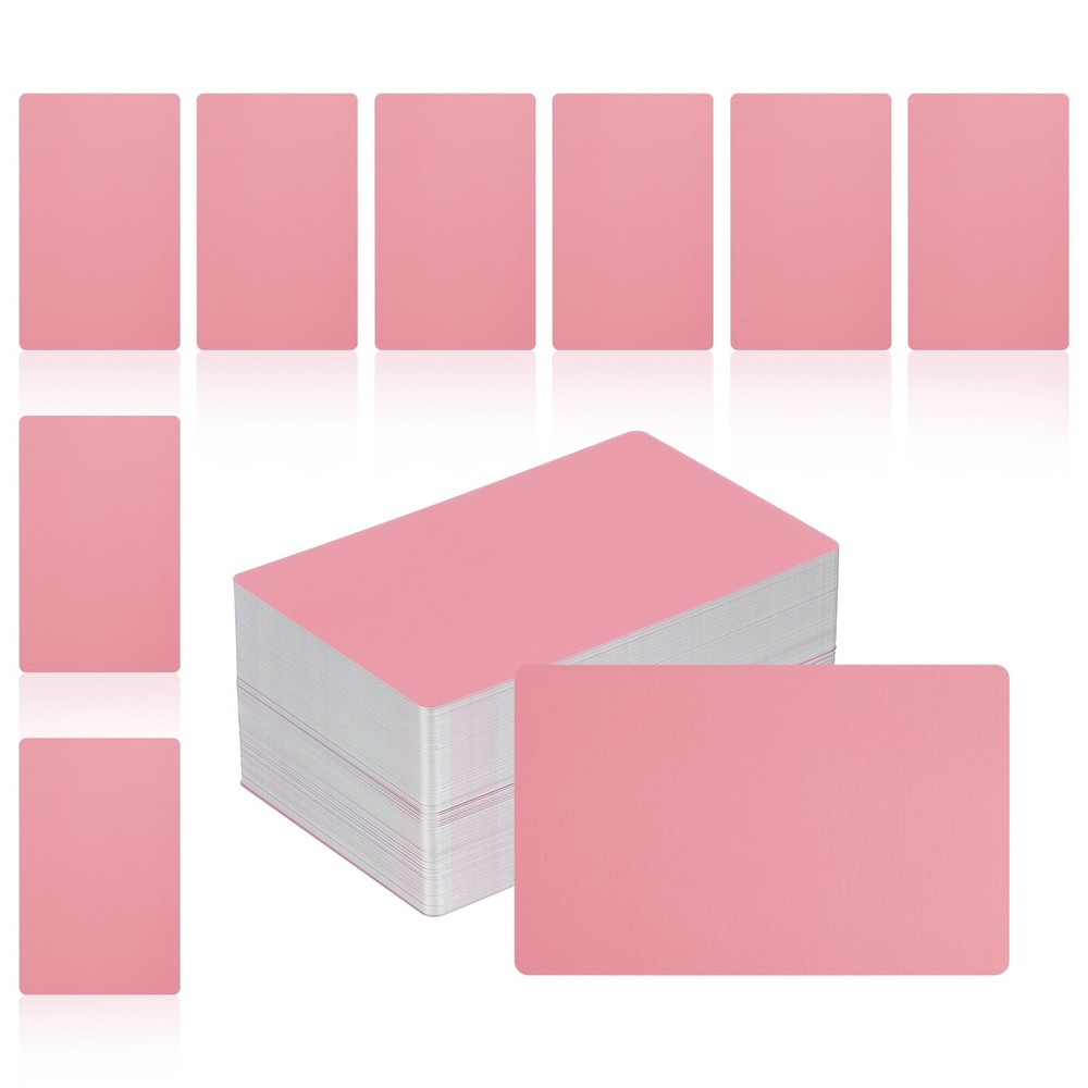 200Pcs Metal Business Card Blanks,1/64