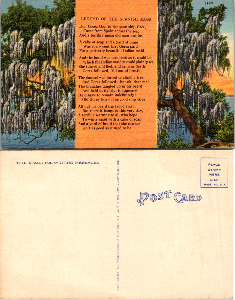 Old Vintage Postcard