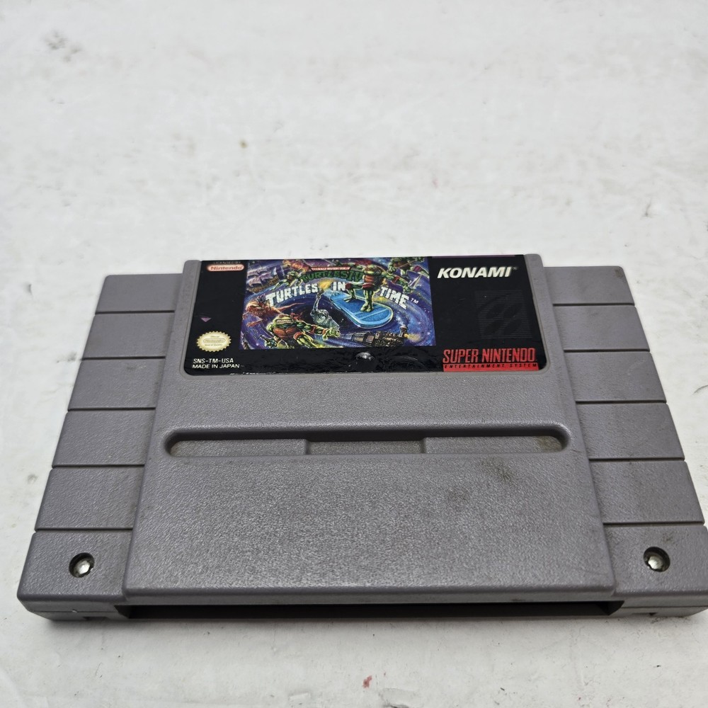 Teenage Mutant Ninja Turtles IV: Turtles in Time (Nintendo NES, 1992) CARTRIDGE