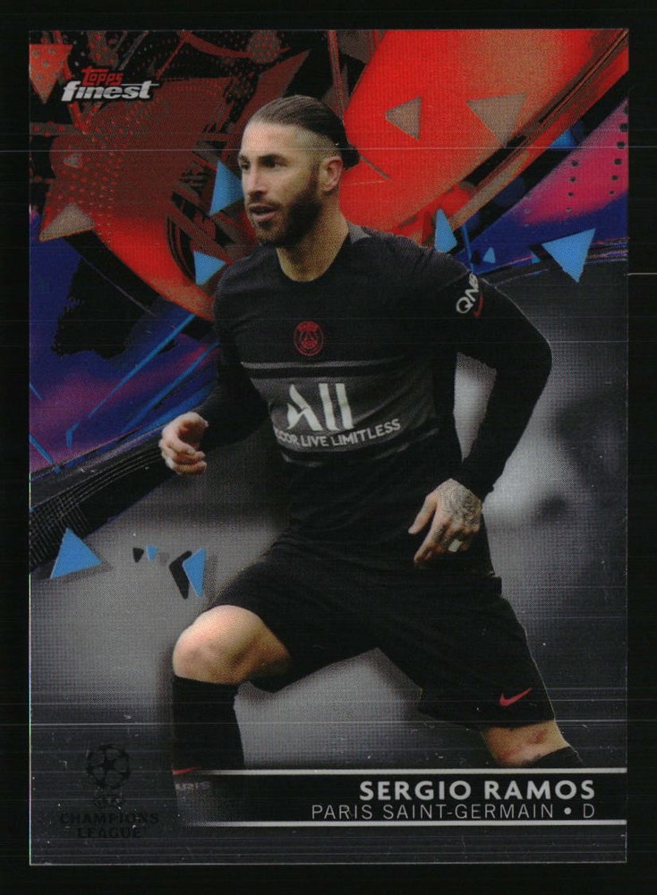 Sergio Ramos 2022 Finest #70 Soccer Card