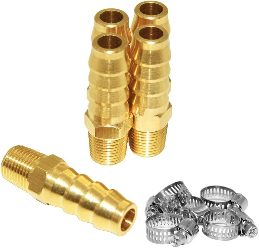 5 Pcs Hose Barb Fittings 3/8
