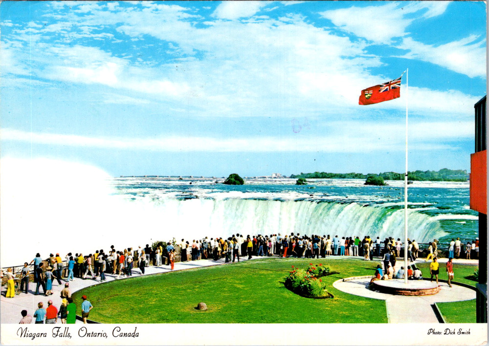 Vintage Postcard Niagara Falls Ontario Canada Waterfalls View