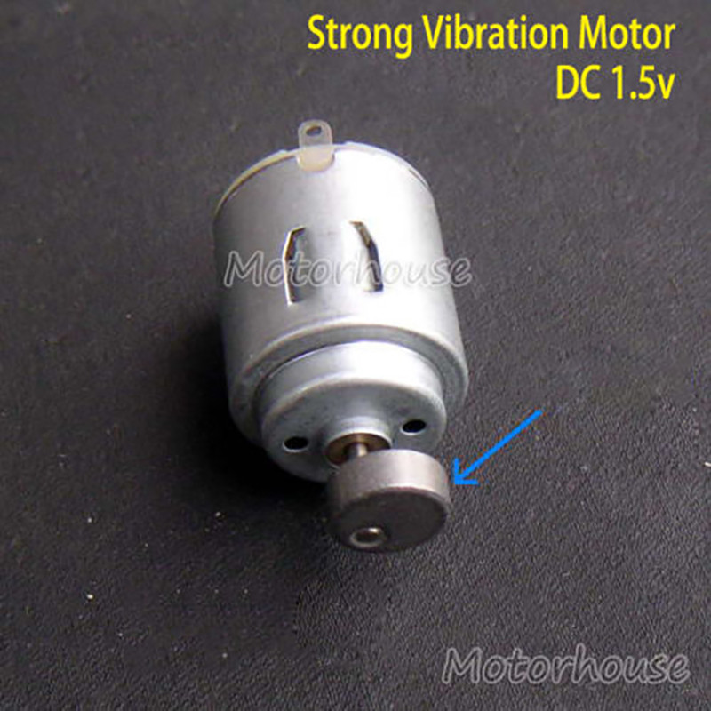 DC 1.5V Micro Vibrating Vibrator Round Motor Strong Vibration DIY Toy Massager