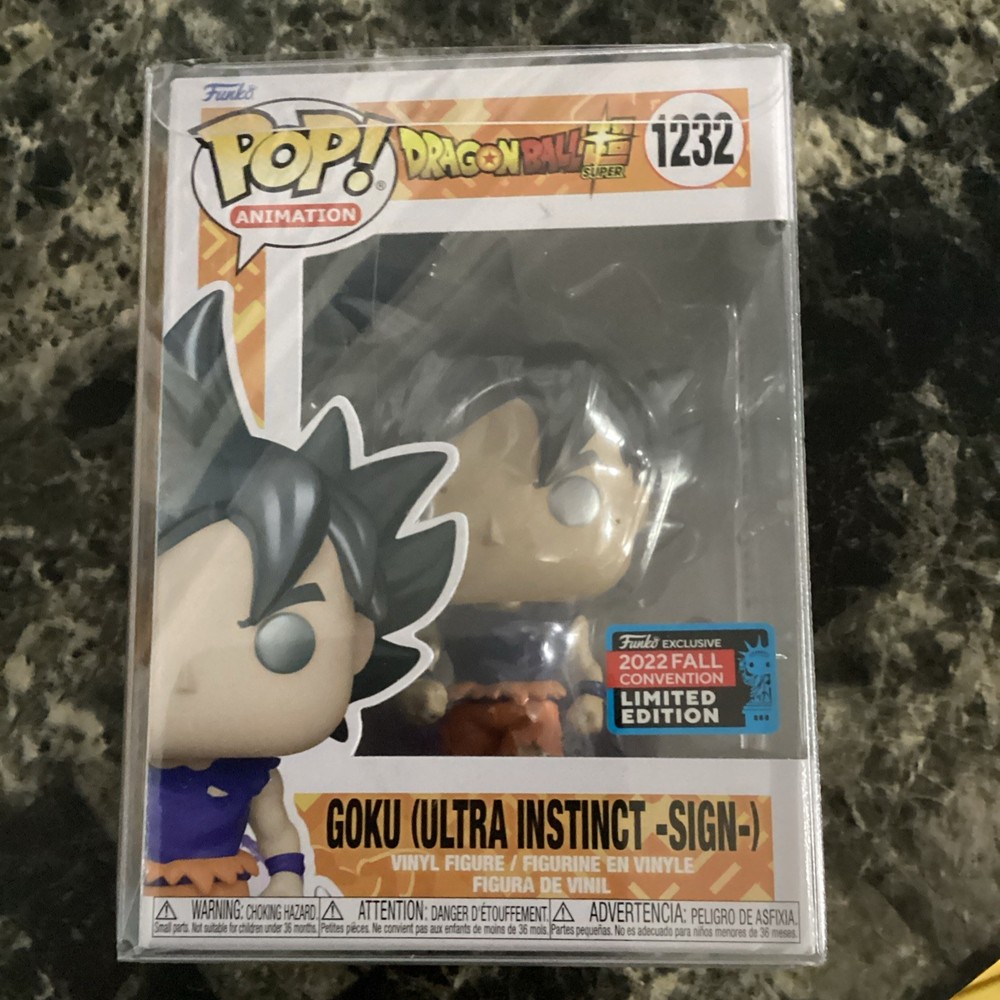Funko Pop! Animation Goku Ultra Instinct Sign #1232 2022 Fall Con LE