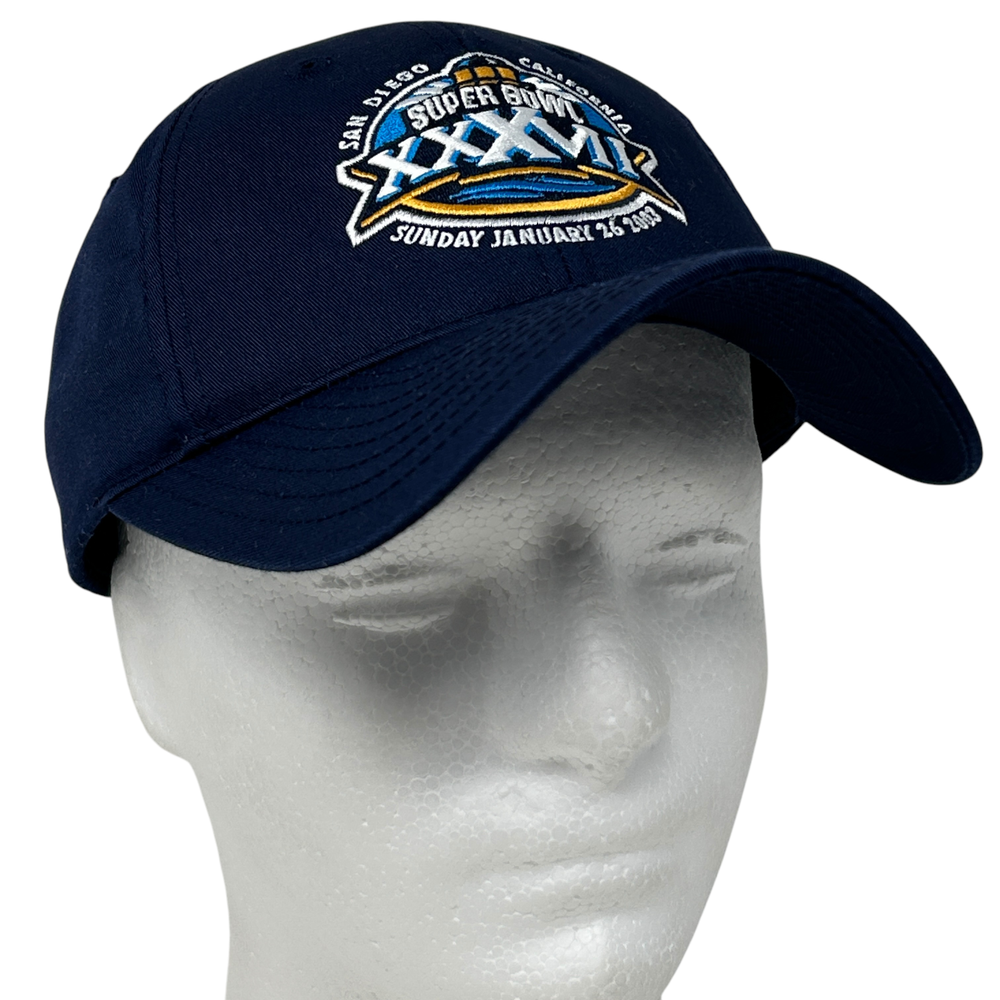 Vintage Tampa Bay Buccaneers Super Bowl XXXVII Reebok Blue Baseball Cap
