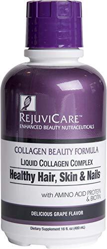 Rejuvicare Liquid Collagen Beauty Formula with Amino Acids Protein and Biotin...