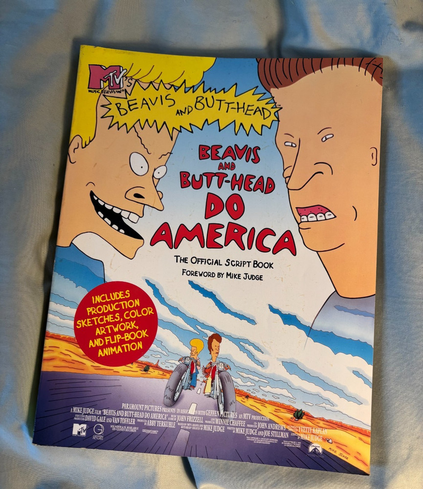 Beavis and Butt-Head Do America - movie tie-in oversize paperback VG++ 1996