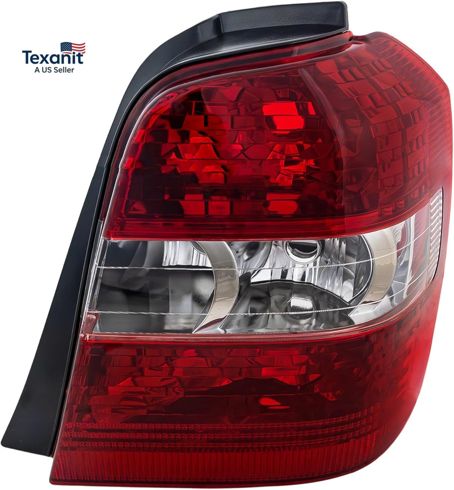Tail Light Compatible with Toyota Highlander 2004-2007 RH Lens and Housing Clear