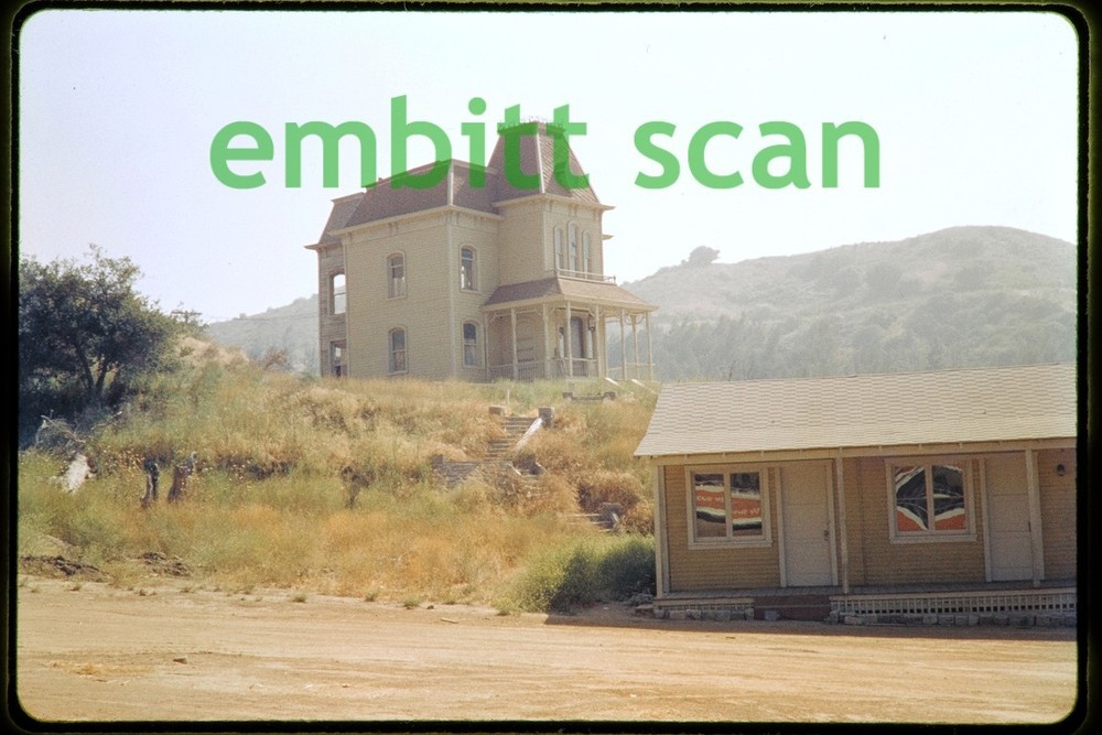 Original Slide, Scene at Universal Studios Hollywood 1965, C