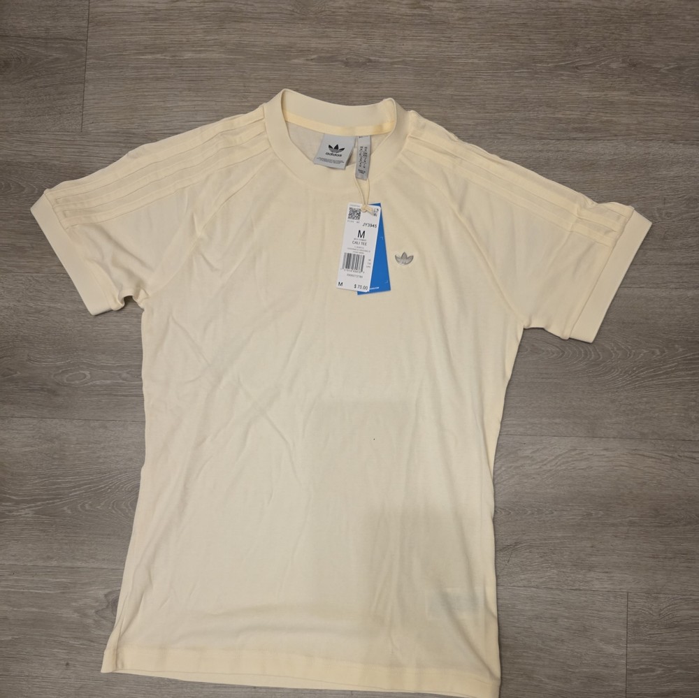 adidas Originals Premium Cali T-Shirt Men's Casual Top Lifestyle AsiaFit JY3945