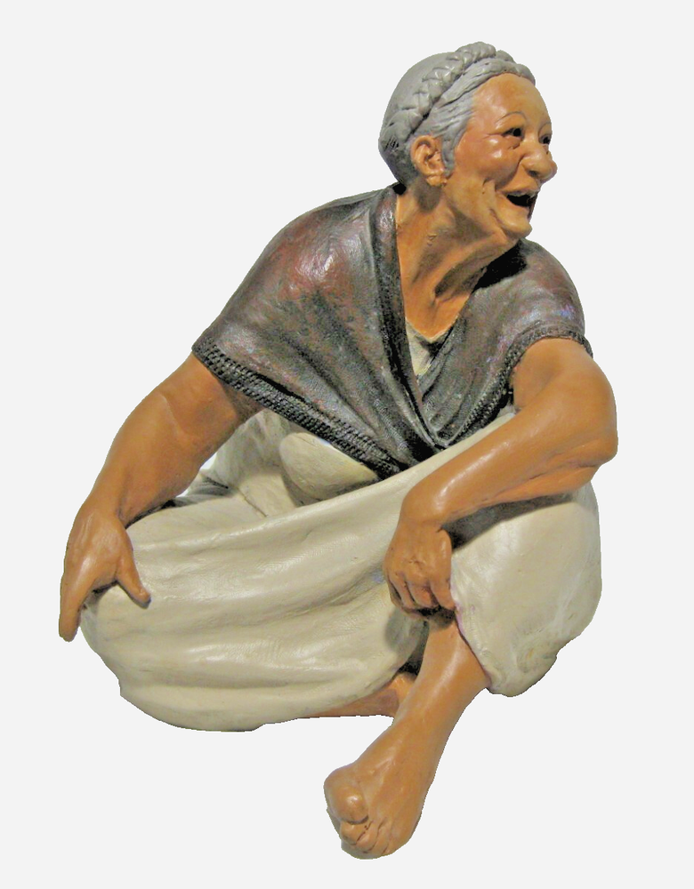 Shelley Buonaiuto Lifelike Expressive Abuela Clay Sculpture 449 of 1500-image