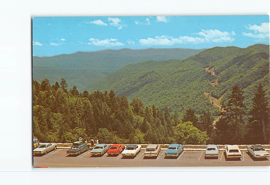 Postcard North Carolina from Newfound Gap Great Smoky Mountains National Park