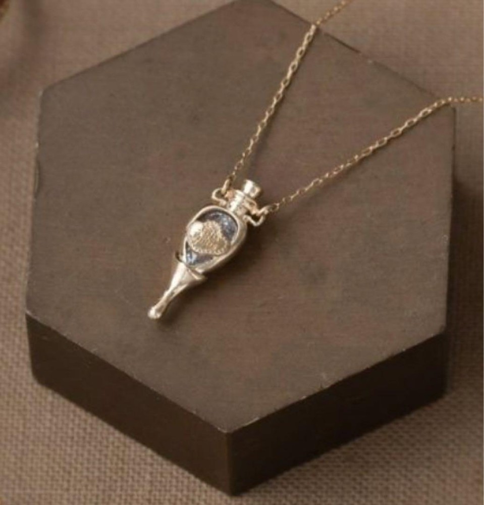 Harry Potter x Q-pot Felix Felicis K10 Gold Pendant Necklace Japan Limited Edition