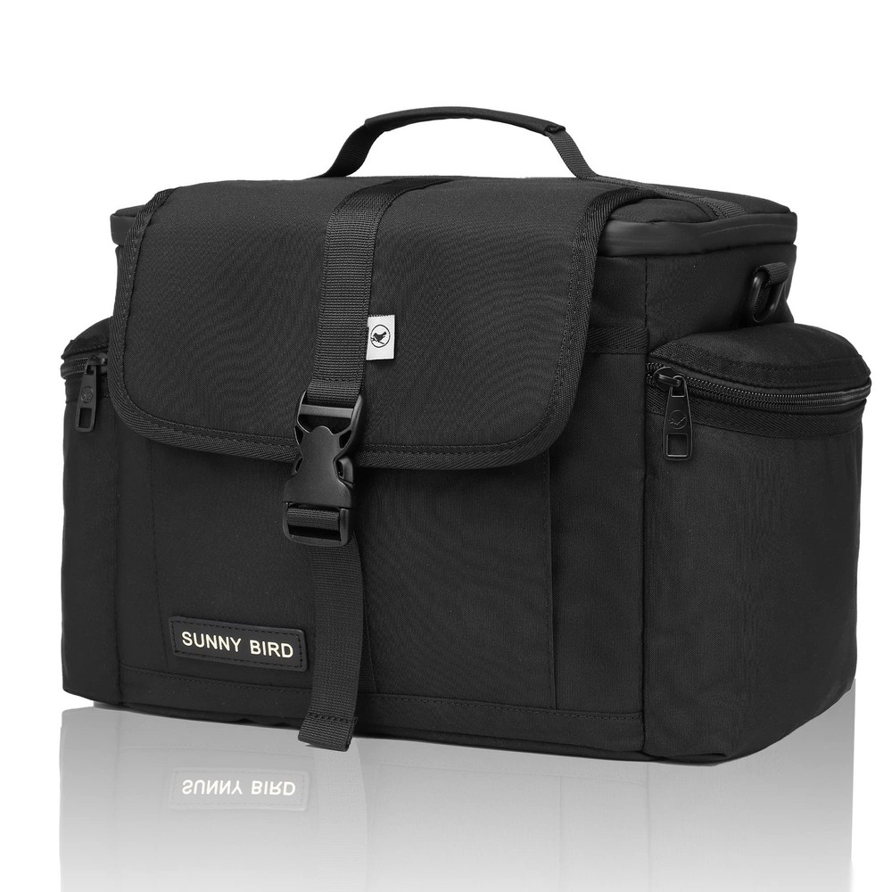 Tactical Insulated Lunch Box Cooler for Men Women Black