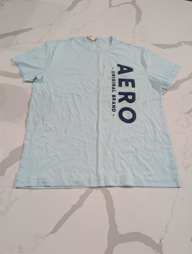 Aeropostale Men's Light Blue Shirt Size Large NWT