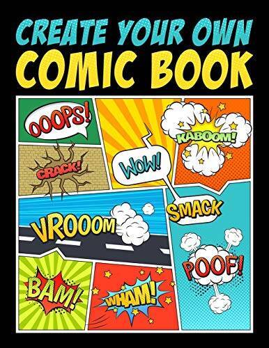 Create Your Own Comic Book: 100 Unique Blank Comic Book Templates fo - VERY GOOD