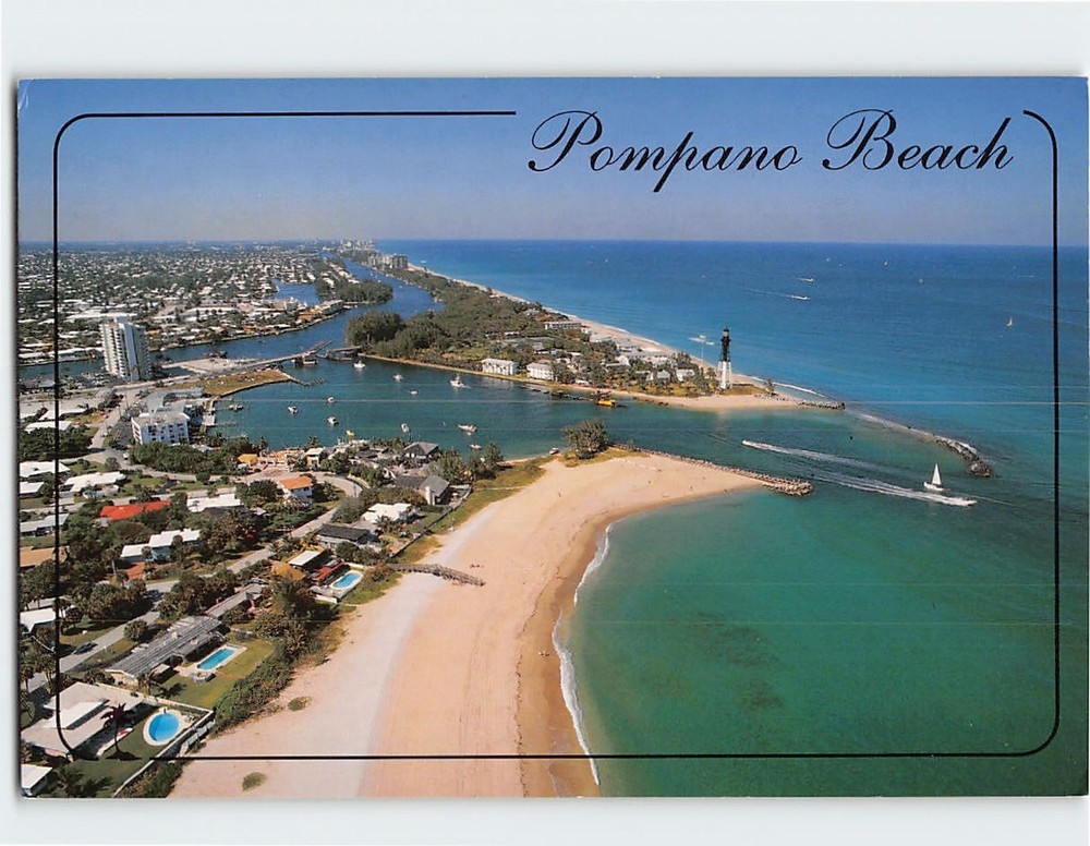 Postcard Pompano Beach Florida USA