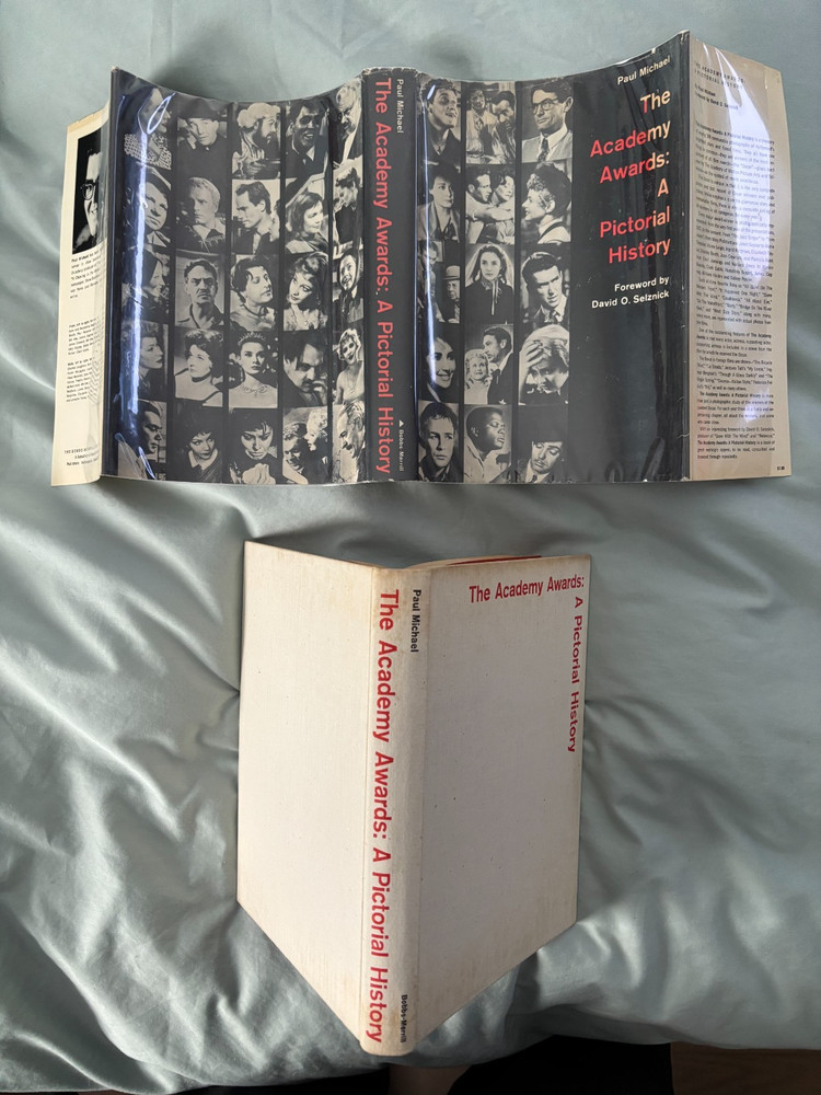 Academy Awards: A Pictorial History - Bobbs Merrill First Edition 1964 VG DJ