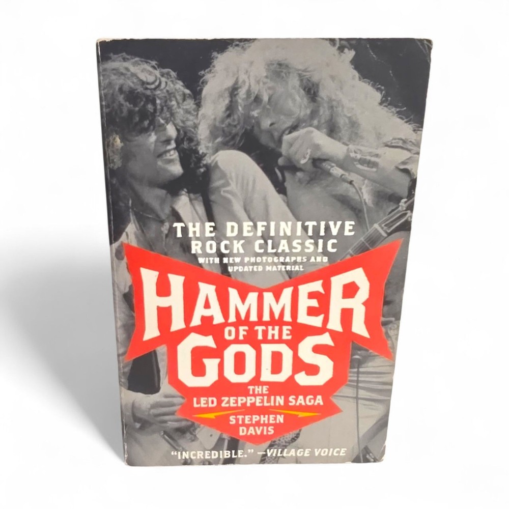 Hammer of the Gods The Led Zeppelin Saga by Stephen Davis Rock Book