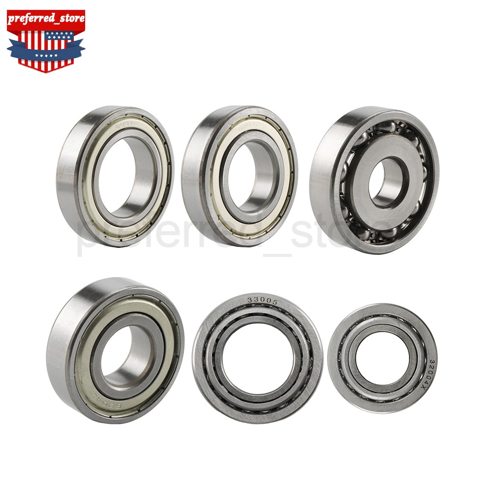 6pcs Transmission Bearings 6204-ZZ 6207-ZZ For CHEVROLET SPARK 33005 6206/5YD