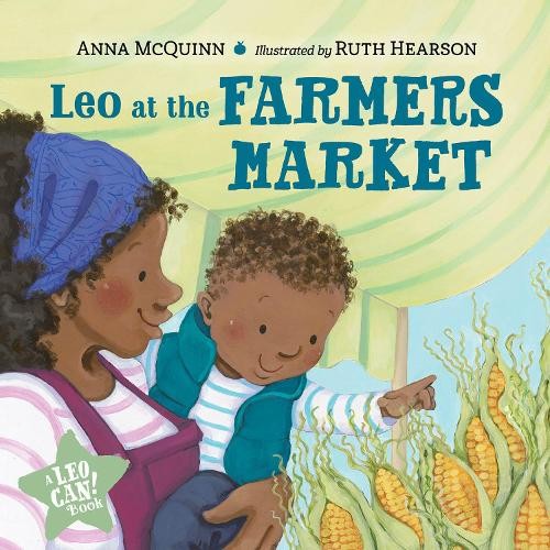 Anna McQuinn Leo at the Farmers Market (Board Book) Leo Can!Another great item from Rarewaves USA | Free delivery!