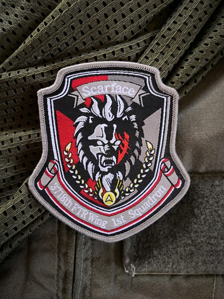 Ace Combat - Scarface Squadron morale military airsoft army tactical army patch-image