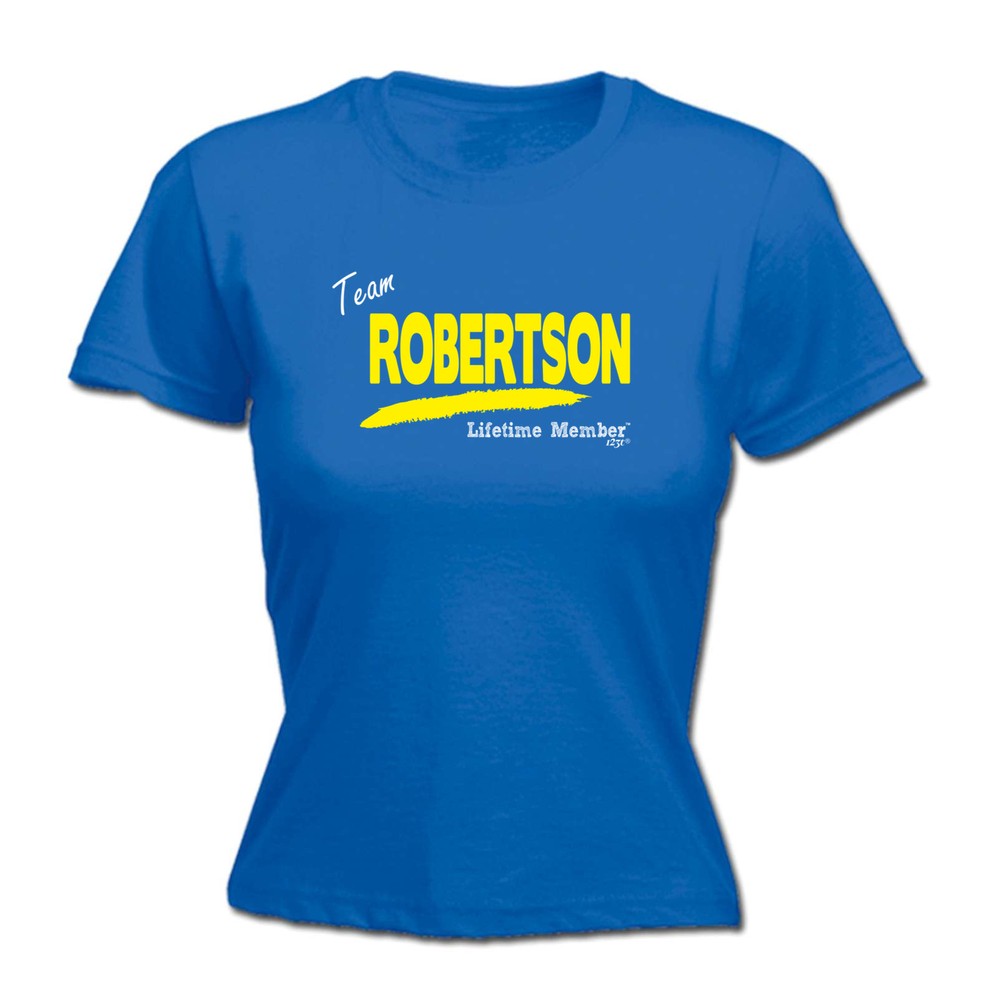 Robertson V1 Lifetime Member - Womens T Shirt Funny T-Shirt Novelty gift tshirt