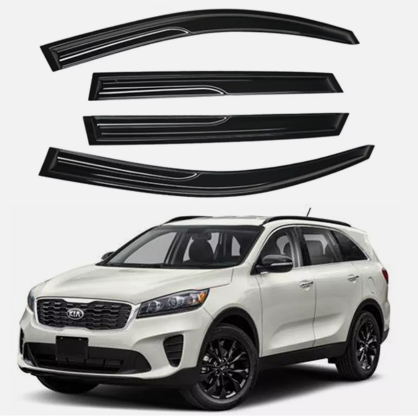Window Visor fit for 2016-2020 Kia Sorento Wind Deflector Vent Rain Guard 4Pcs