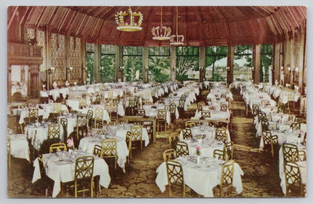 Hotel del Coronado Crown Room Coronado California Vintage Chrome Postcard