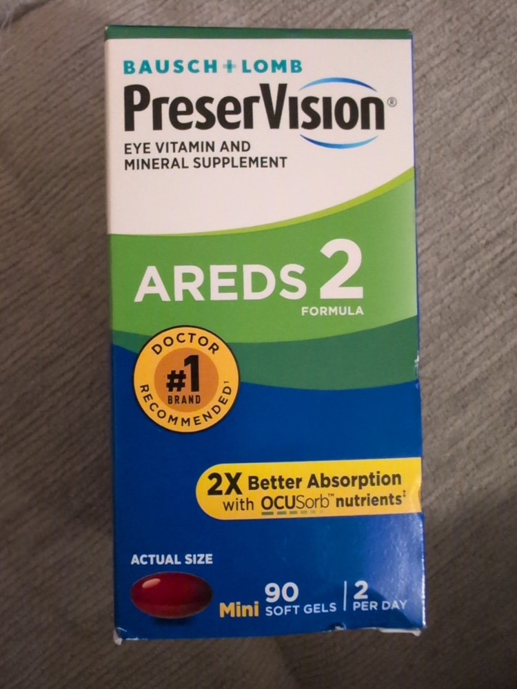 Bausch & Lomb PreserVision AB69790 Suplemento vitamínico y mineral para ojos - 90...
